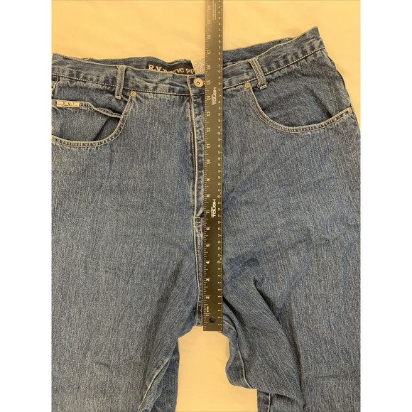 RVT Serve Piping Hot Women's Blue Jeans Denim Size 18 6 Pockets - Picture 9 of 13